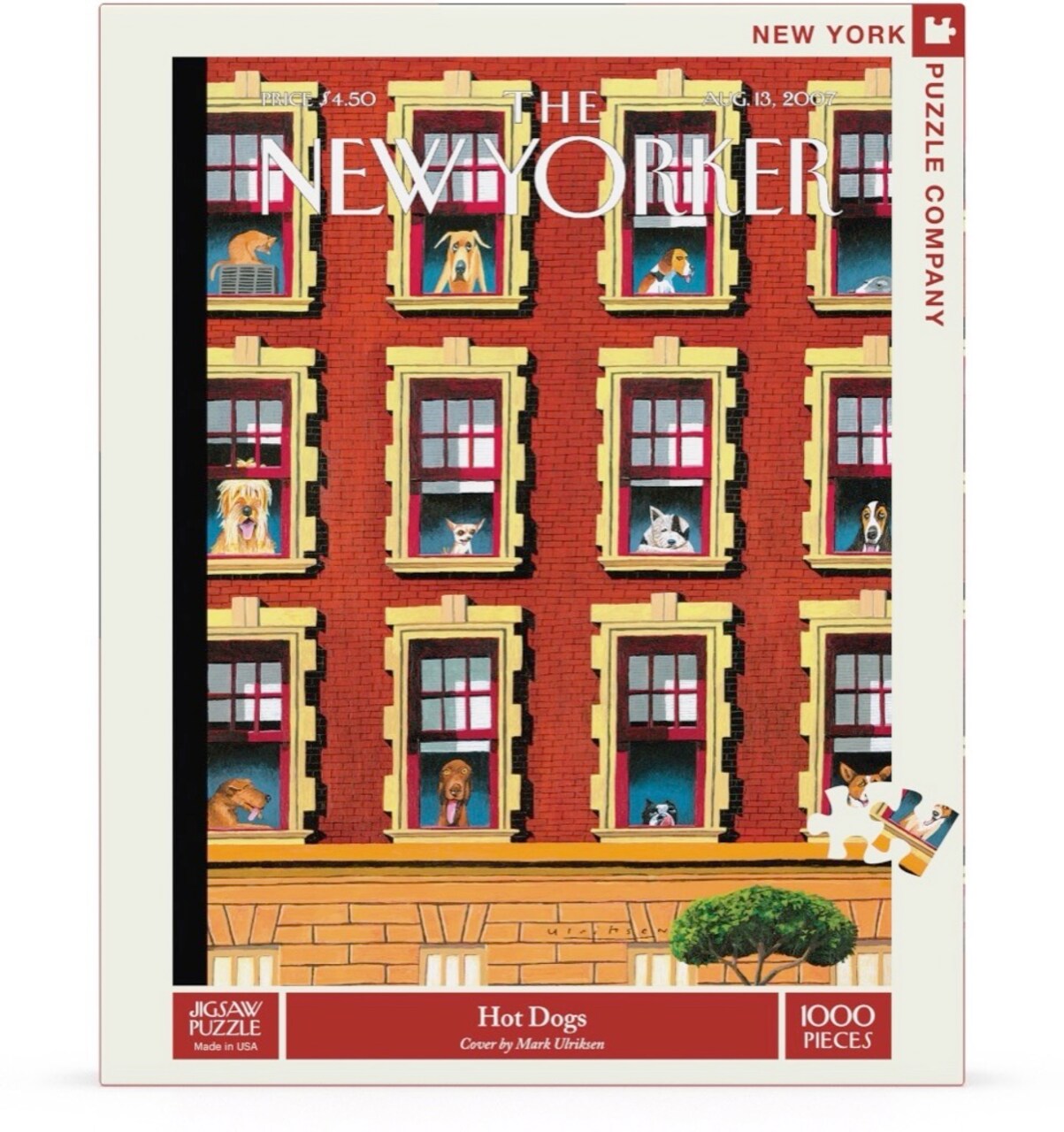 New York Puzzle Company Hot Dogs 1000 Piece Piece Jigsaw Puzzle